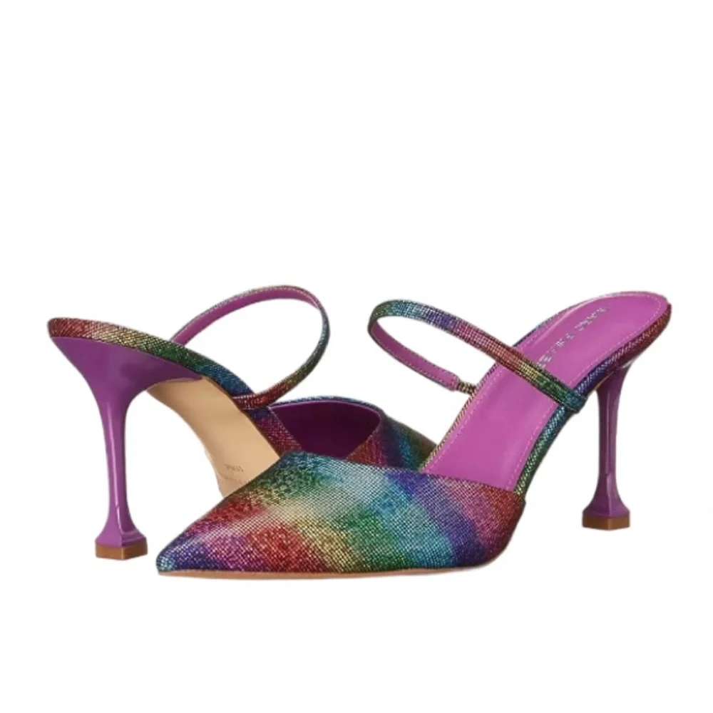 Marc Fisher Hadais 2 Rainbow Shimmer Pumps - Picture 3 of 9